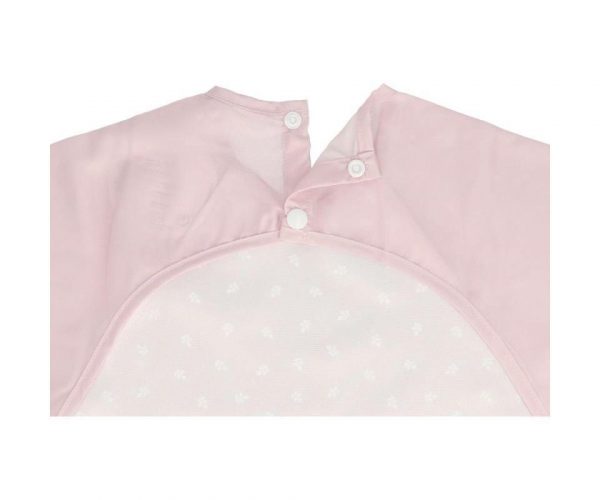 BABERO CON MANGAS LEAVES PINK
