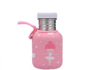 BOTELLA ACERO CON FUNDA BAILARINAS 350ML 