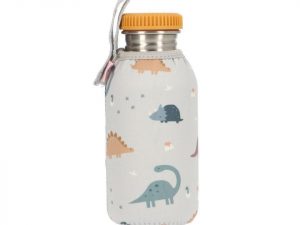 BOTELLA ACERO CON FUNDA DINOS WORLD 500ML 