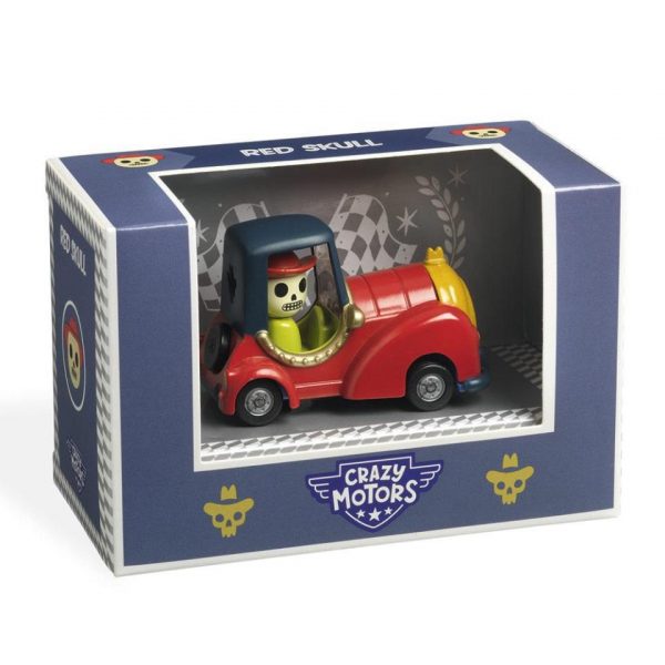 Crazy Motors Red Skull