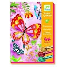 Cuadros purpurina Mariposas