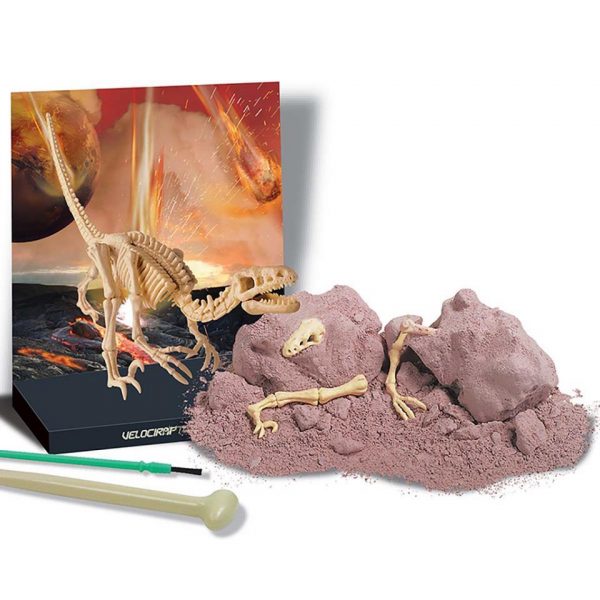 KIDZLABS KIT GEOLOGICO DE UN VELOCIRAPTOR