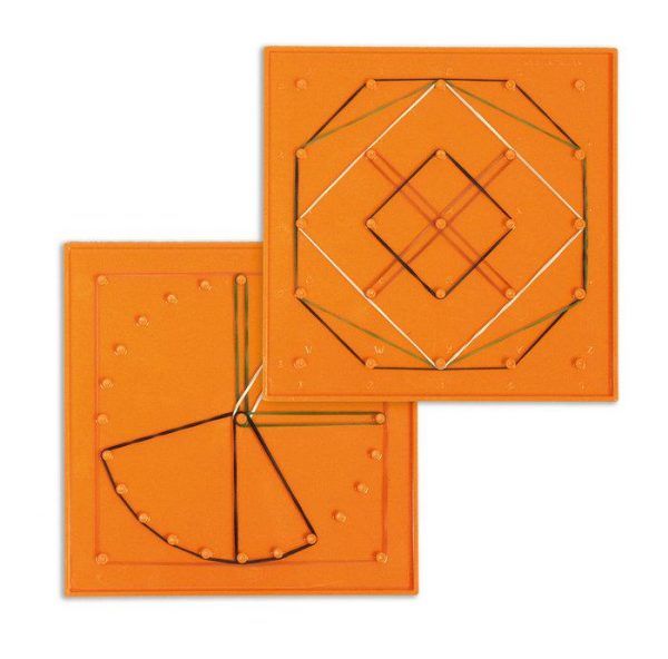 SET 6 GEOPLANOS 15CM COLOR