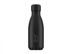 BOTELLA CHILLYS MATE NEGRO TOTAL 260 ml 
