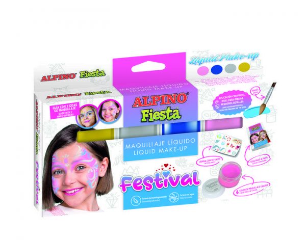 ESTUCHE FESTIVAL MAQUILLAJE 4 COLORES