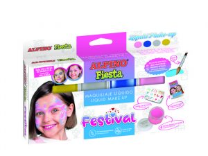 ESTUCHE FESTIVAL MAQUILLAJE 4 COLORES 