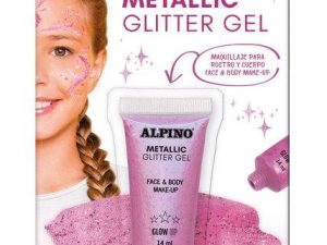 GLITTER GEL METALICO ROSA