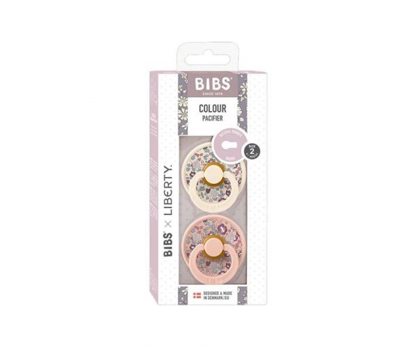2 Chupetes BIBS Colour Anatómica Liberty Eloise Bl