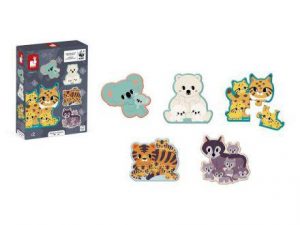 5 PUZZLES EVOLUTIVOS ANIMALES 