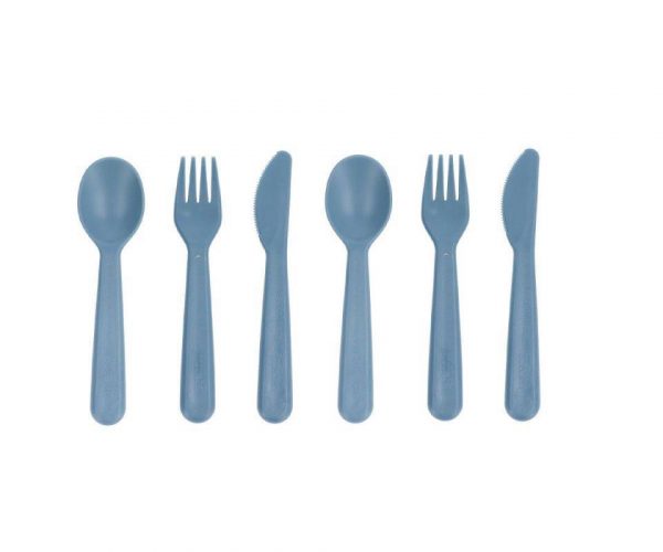 6 CUBIERTO AZUL MARINO