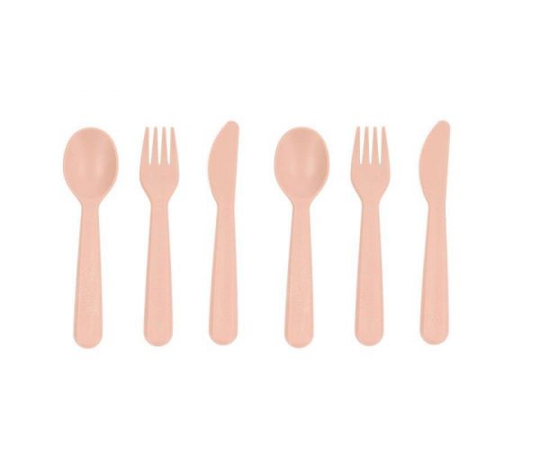 6 CUBIERTOS LIGHT PINK
