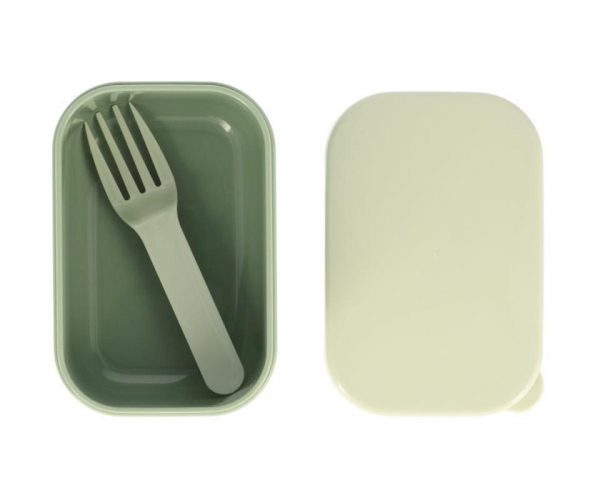 CAJA ALMUERZO BENTO LEAVES SAGE