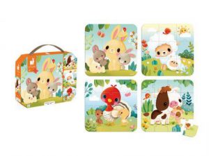 PUZZLES EVOLUTIVOS DE LOS ANIMALES DE LA GRANJA 