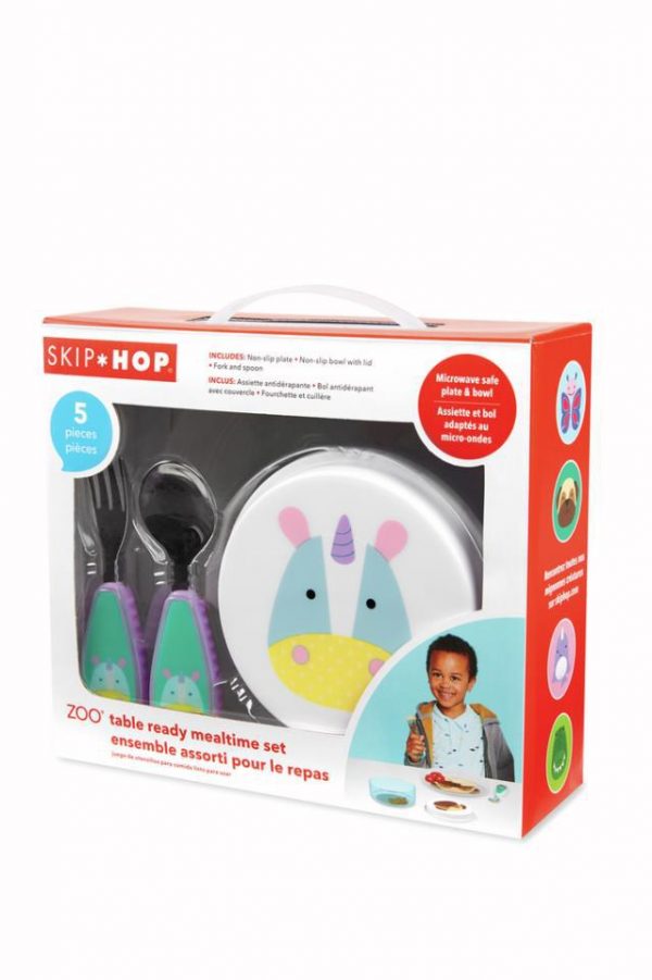 VAJILLA INFANTIL UNICORNIO