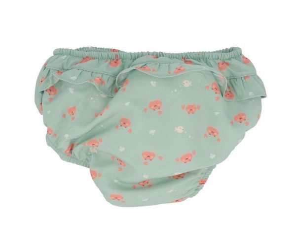 BAÑADOR PAÑAL VOLANTES CRAB SAGE