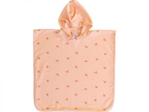 PONCHO DE PLAYA CRAB CORAL 