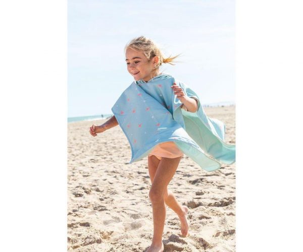 PONCHO DE PLAYA CRAB SAGE