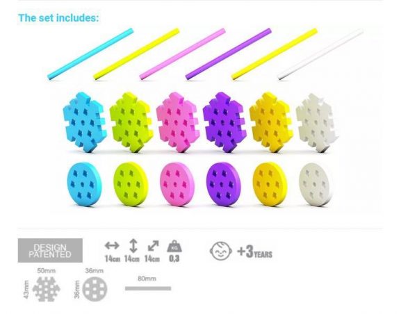 MELI Basic Constructor Pastel SET  60 pcs