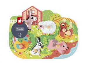 PUZLE ENCAJABLE- LA GRANJA 