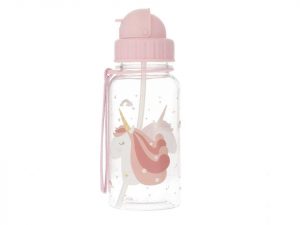 BOTELLA PLASTICO MAGICAL UNICORN