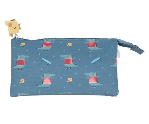 ESTUCHE CON 3 COMPARTIMENTOS CROC
