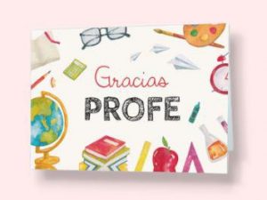 POSTAL GRACIAS PROFE