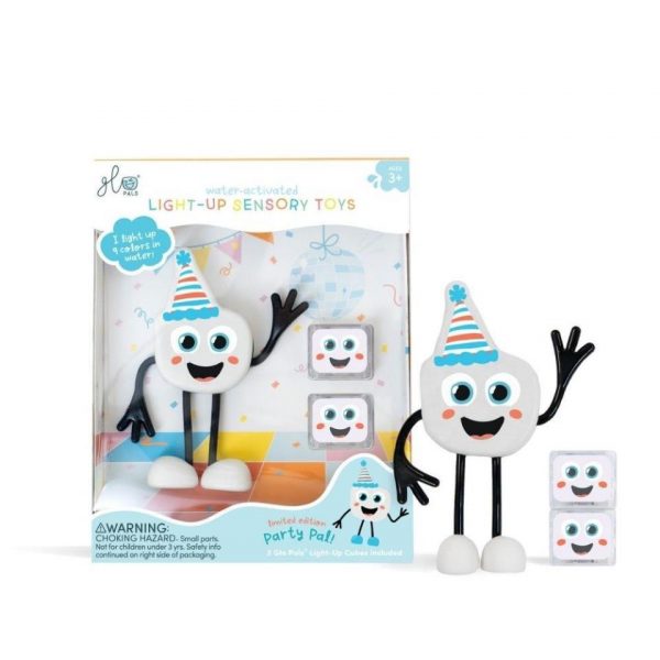 SET PERSONAJE PARTY MÁS DOS CUBOS LUZ MULTICOLOR
