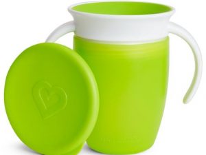 Taza antigoteo Miracle 360º con asas y tapa 200ml