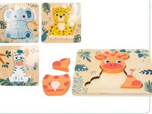 ANIMALES DE LA SELVA PUZZLES 3D