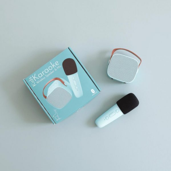 KARAOKE-ALTAVOZ BLUETOOTH CON MICROFONO AZUL