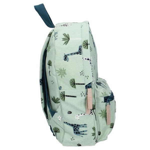 MOCHILA PARIS ANIMALES VERDE
