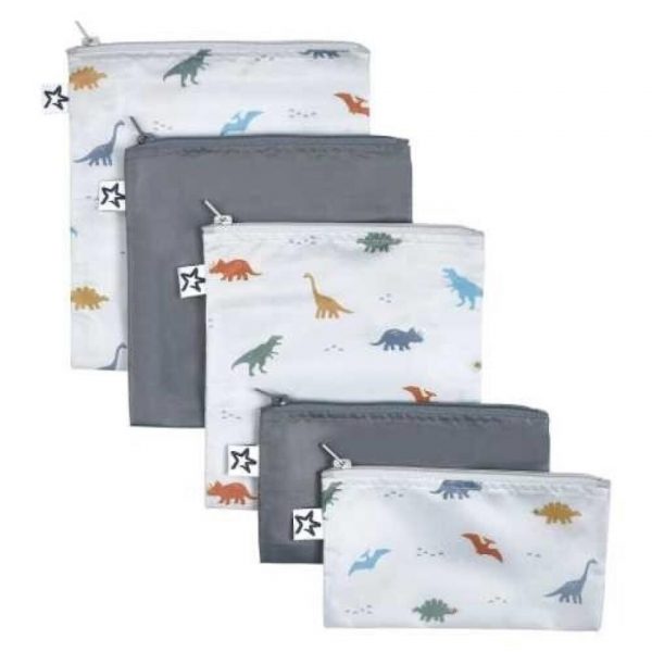 PACK 5 BOLSAS SNACK DINOSAURIOS
