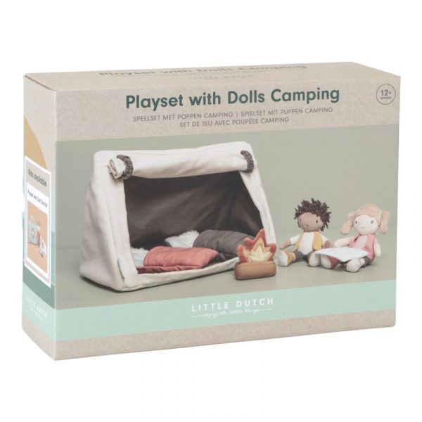 PLAYSET  CAMPING  CON MUÑECO LITTLE DUTC