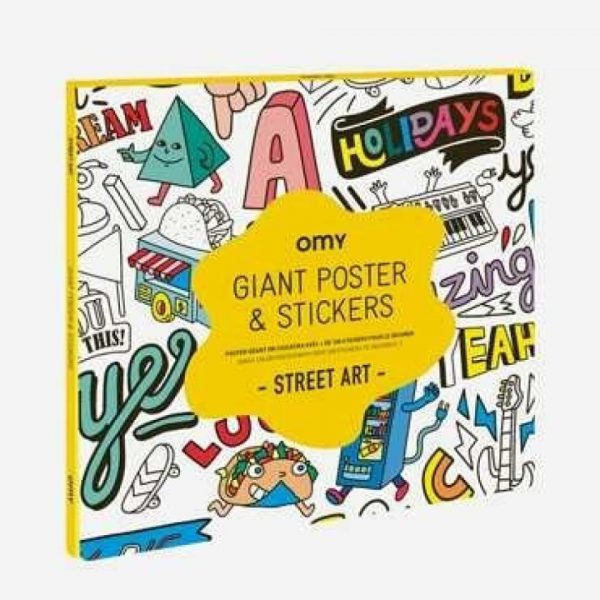 POSTER XL OMY STREET ART   PEGATINAS