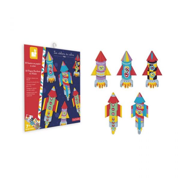 10 COHETES DE PAPEL PARA CREAR