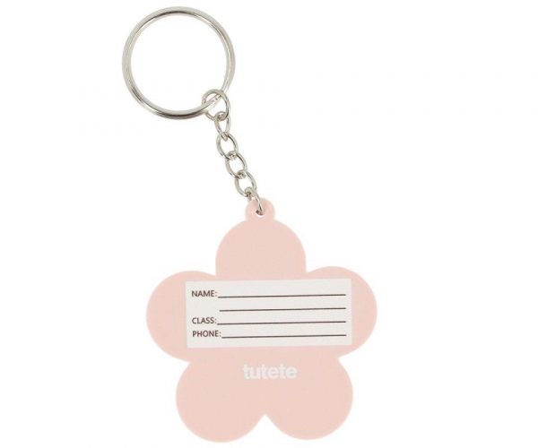 LLAVERO SILICONA FLOWER PERSONALIZABLE