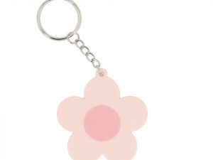 LLAVERO SILICONA FLOWER PERSONALIZABLE
