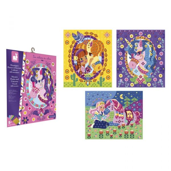 MOSAICOS PONIS Y UNICORNIOS