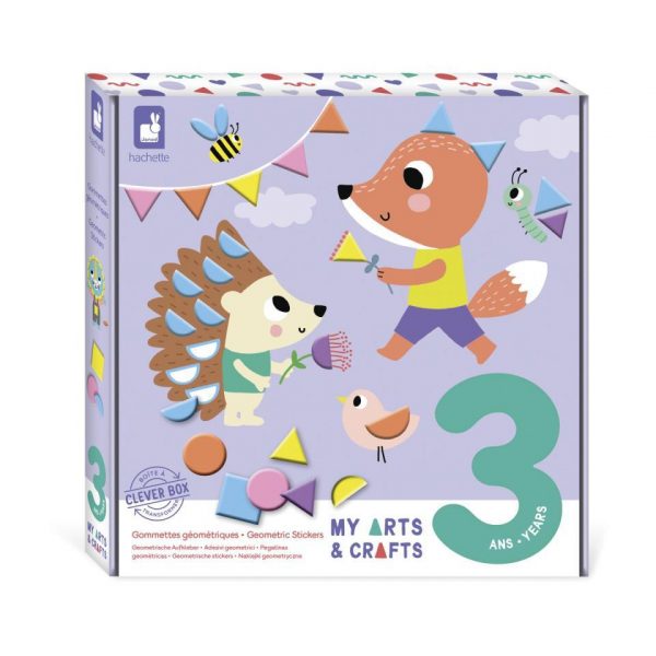 PEGATINAS GEOMETRICAS 3 AÑOS