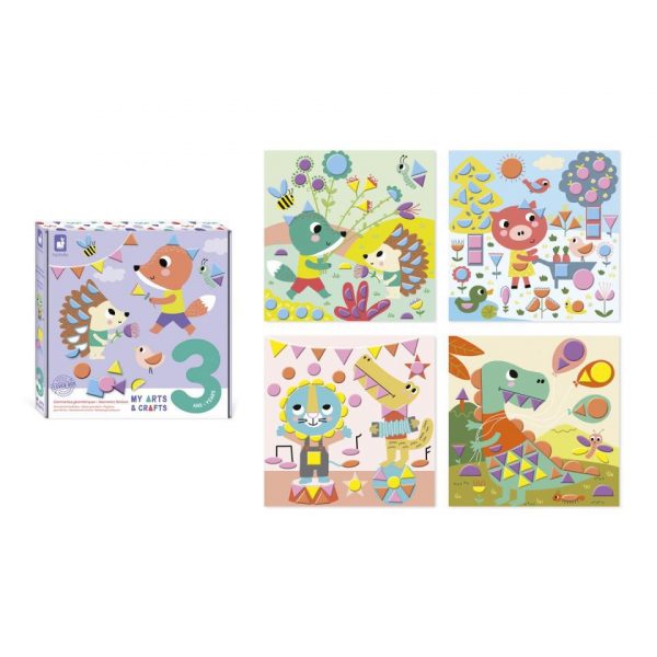 PEGATINAS GEOMETRICAS 3 AÑOS