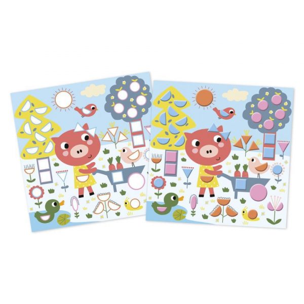 PEGATINAS GEOMETRICAS 3 AÑOS