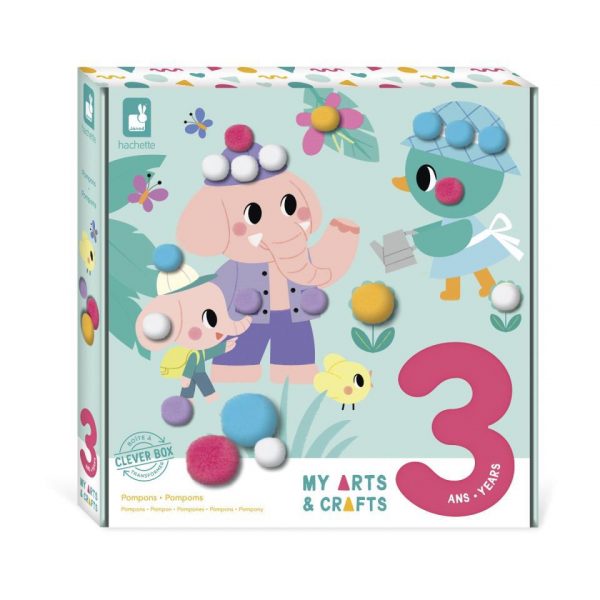 POMPONES 3 AÑOS