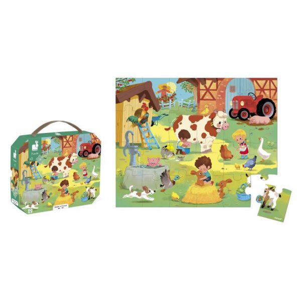 PUZZLE UN DIA EN LA GRANJA 24 PIEZAS