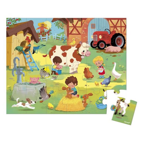 PUZZLE UN DIA EN LA GRANJA 24 PIEZAS