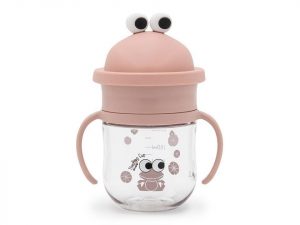 VASO DE APRENDIZAJE 360º FROG ROSA 200ML