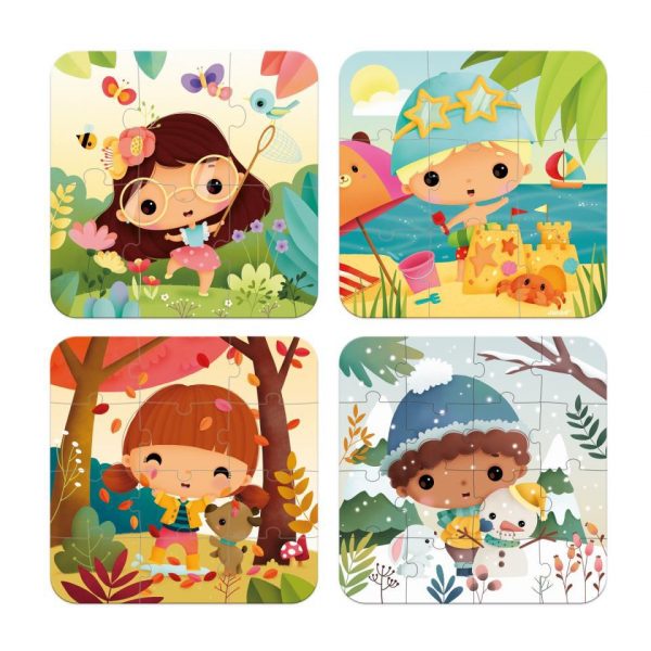 4 PUZZLES LAS 4 ESTACIONES