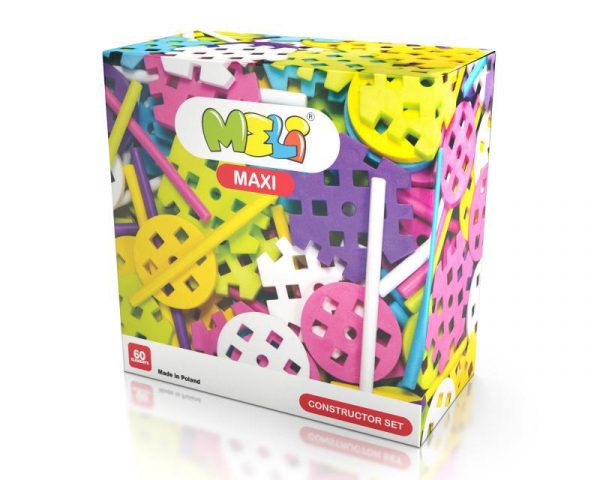 MELI SET 60PCS MAXI CONSTRUCTOR PINK