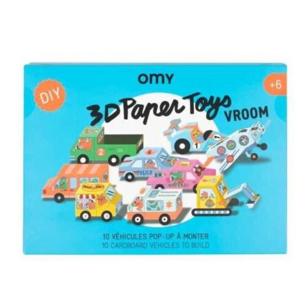 PAPER TOYS 3D VROOM