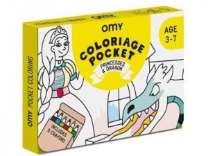 POCKET OMY PRINCESAS PARA COLOREAR   6 LAPICES COL