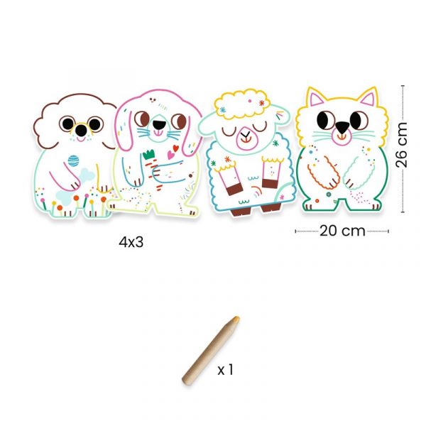 COLOREAR ANIMALES DOMESTICOS